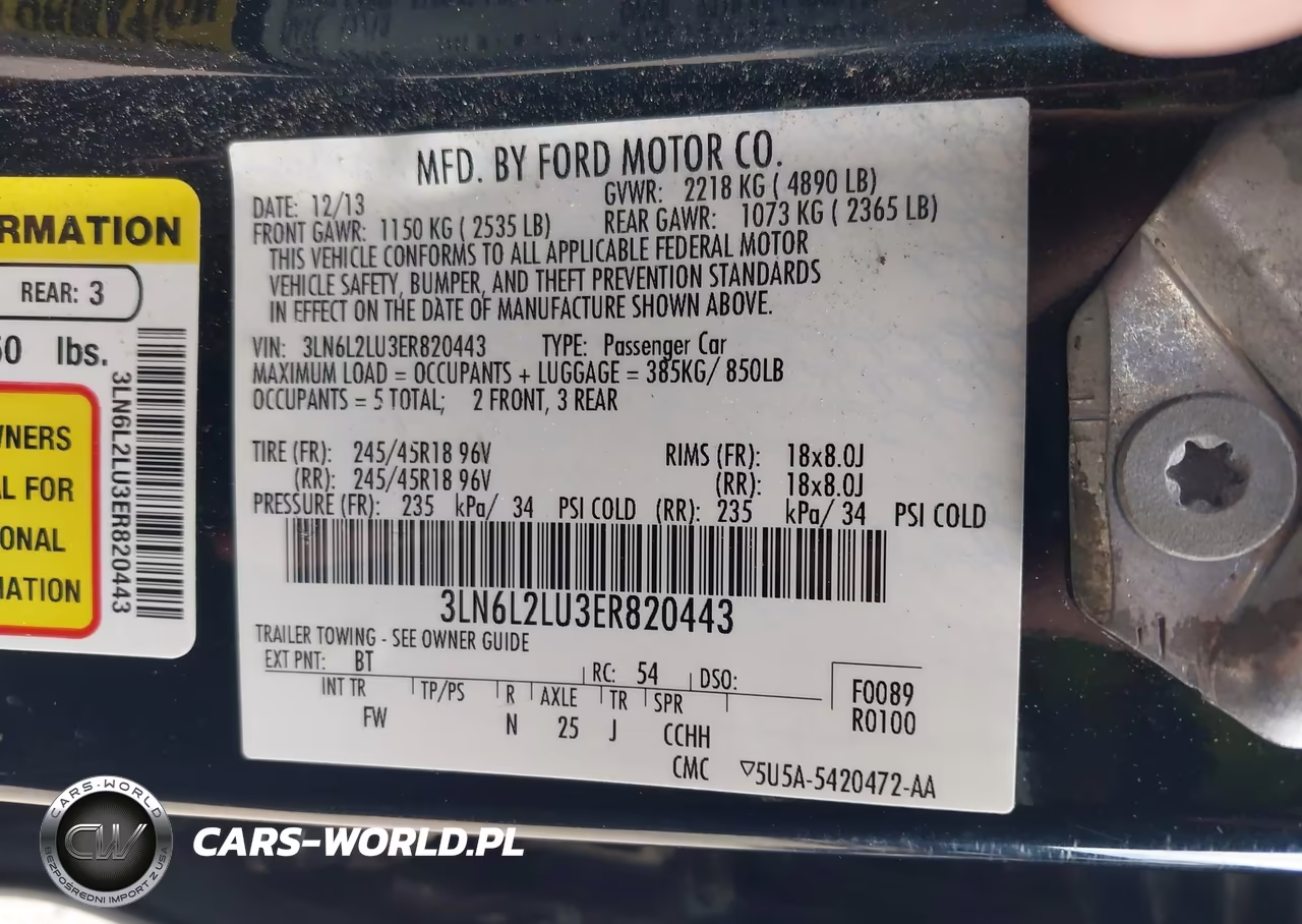 2014 Lincoln Mkz Hybrid VIN:3LN6L2LU3ER820443 - 9