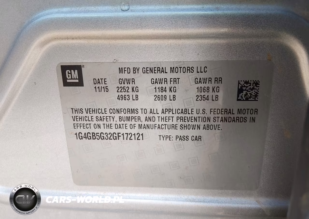 2016 Buick Lacrosse Leather VIN:1G4GB5G32GF172121 - 9