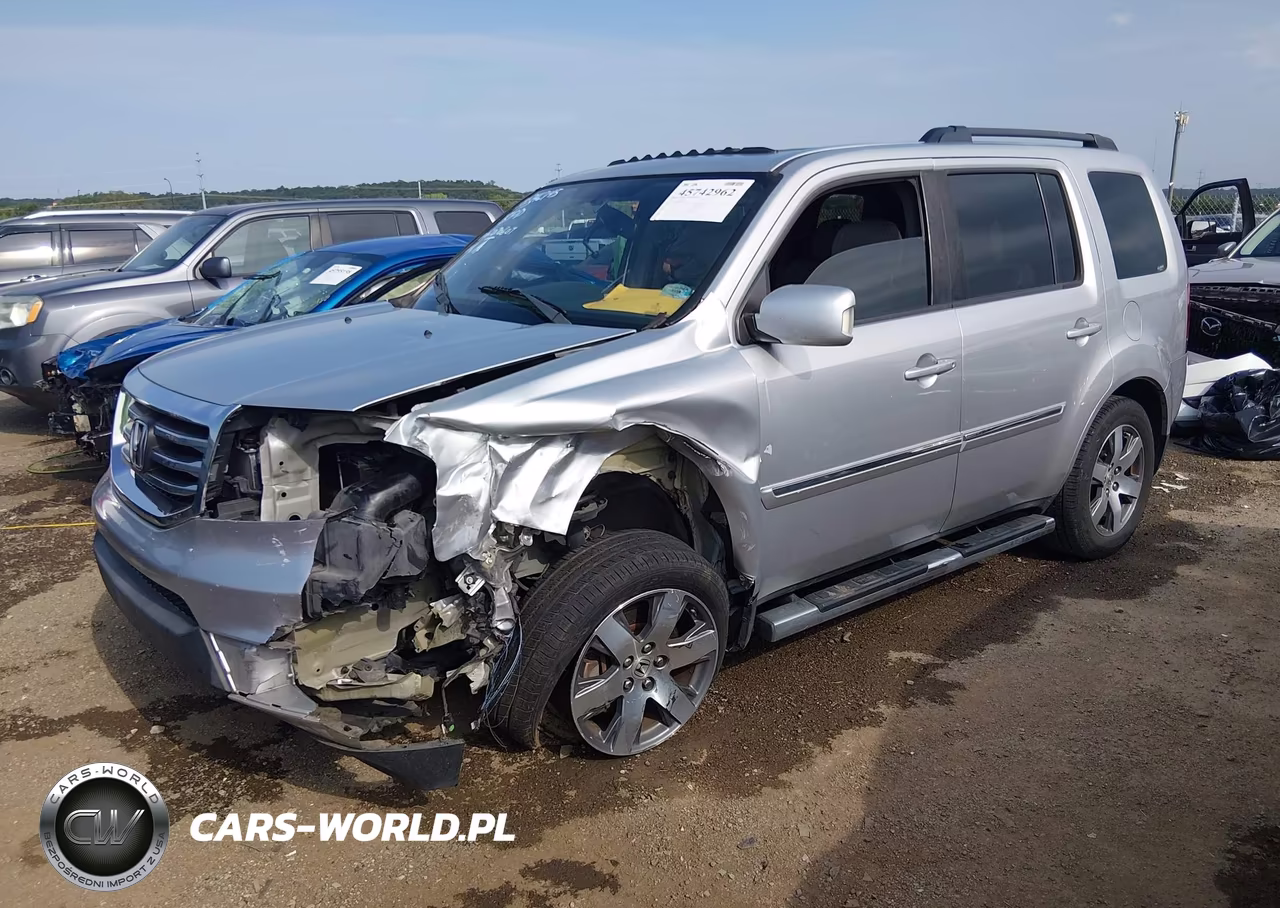 2013 Honda Pilot Touring VIN:5FNYF4H98DB070607 - 2