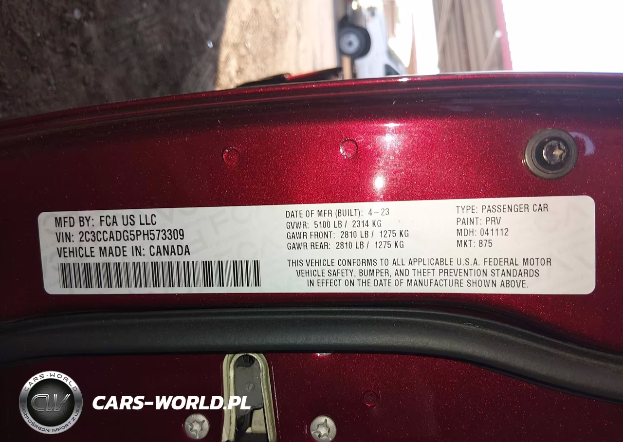 2023 Chrysler 300 Touring L VIN:2C3CCADG5PH573309 - 9