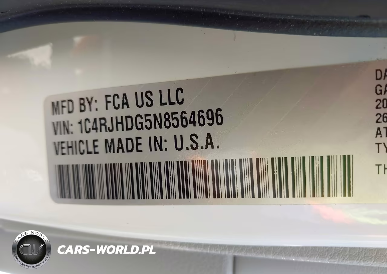 2022 Jeep Grand Cherokee Overland 4X4 VIN:1C4RJHDG5N8564696 - 9