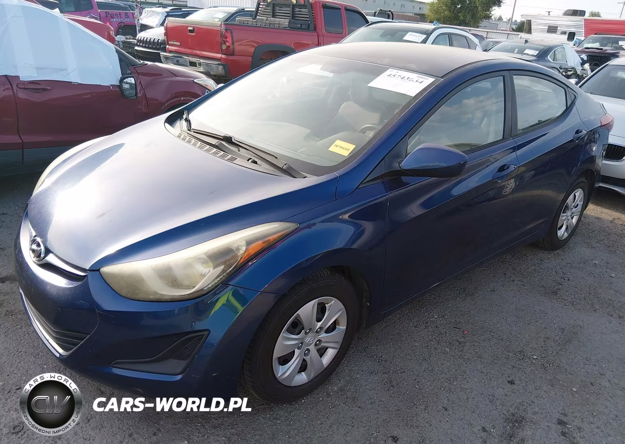 2016 Hyundai Elantra Se VIN:5NPDH4AE7GH739391 - 2