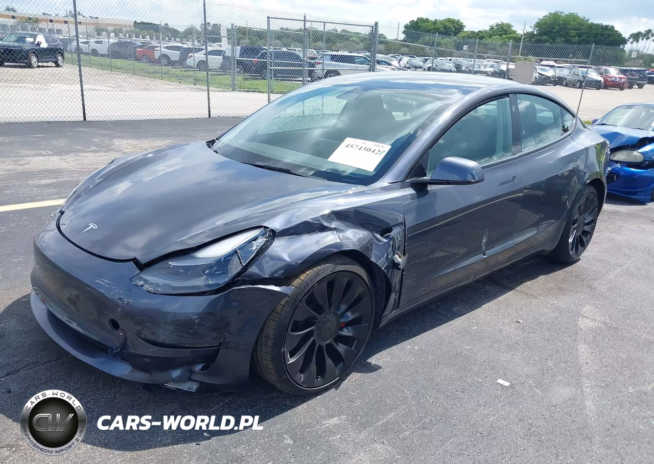 2022 Tesla Model 3 Performance Dual Motor All-Wheel Drive VIN:5YJ3E1EC2NF104182 - 2