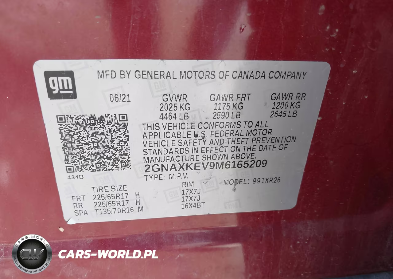 2021 Chevrolet Equinox Fwd Lt VIN:2GNAXKEV9M6165209 - 9