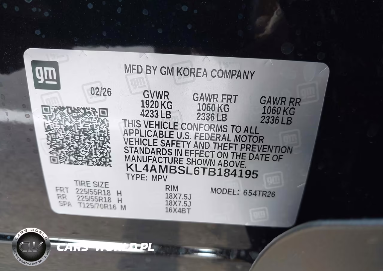 2026 Buick Encore Gx Preferred Fwd VIN:KL4AMBSL6TB184195 - 6
