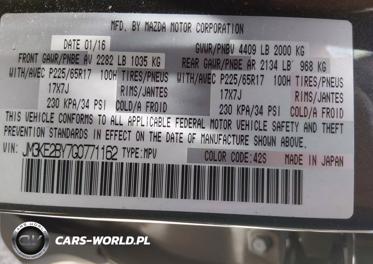 2016 Mazda Cx-5 Sport VIN:JM3KE2BY7G0771162 - 9