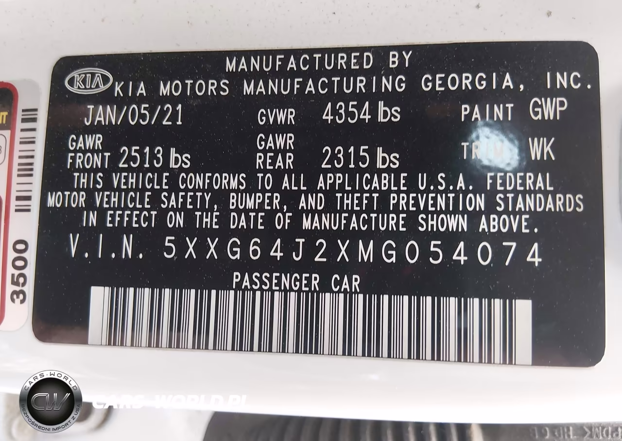 2021 Kia K5 Gt-Line VIN:5XXG64J2XMG054074 - 9