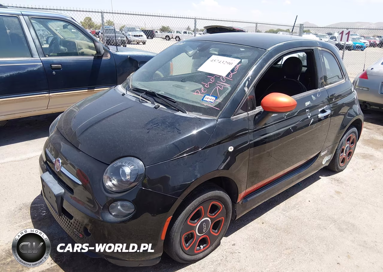 2016 Fiat 500E Battery Electric VIN:3C3CFFGE9GT214177 - 2