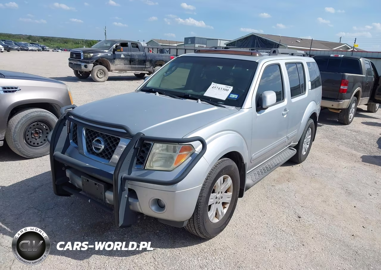 2007 Nissan Pathfinder Le VIN:5N1AR18U37C621275 - 2