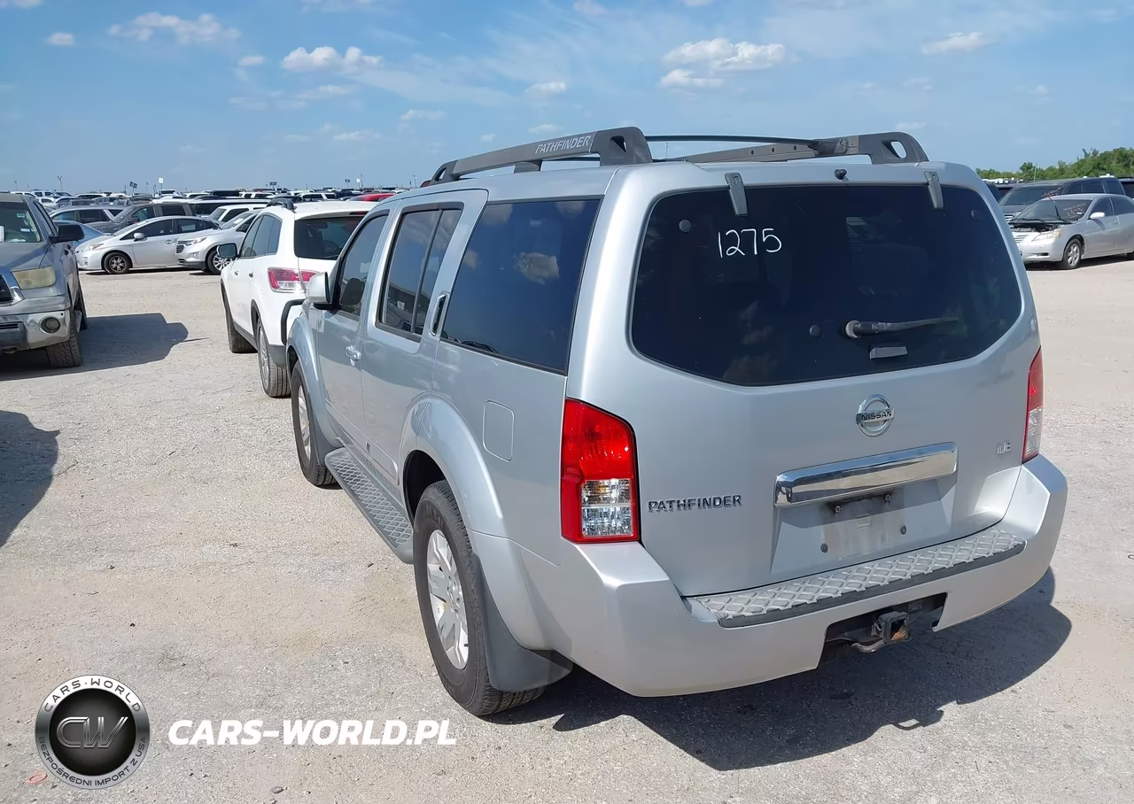 2007 Nissan Pathfinder Le VIN:5N1AR18U37C621275 - 3