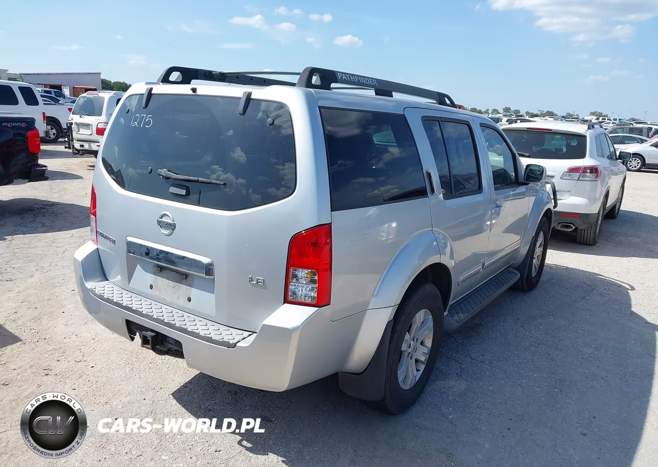 2007 Nissan Pathfinder Le VIN:5N1AR18U37C621275 - 4