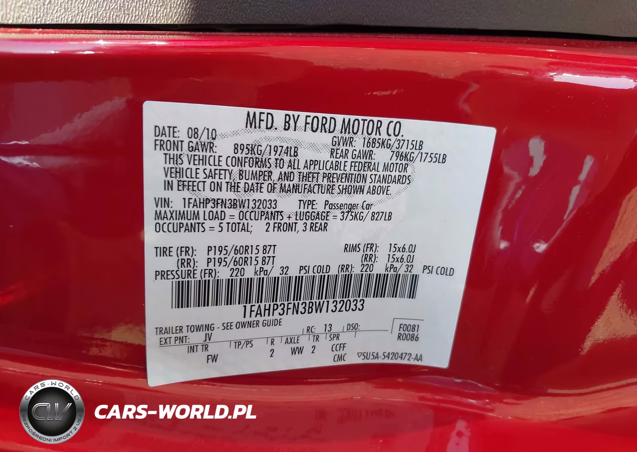 2011 Ford Focus Se VIN:1FAHP3FN3BW132033 - 9