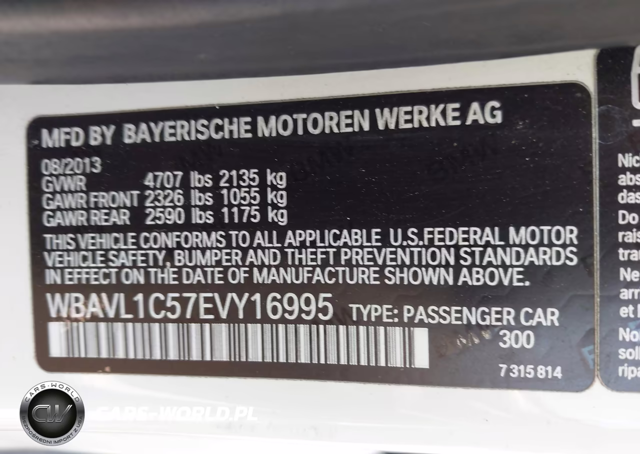 2014 BMW X1 xDrive28I VIN:WBAVL1C57EVY16995 - 9