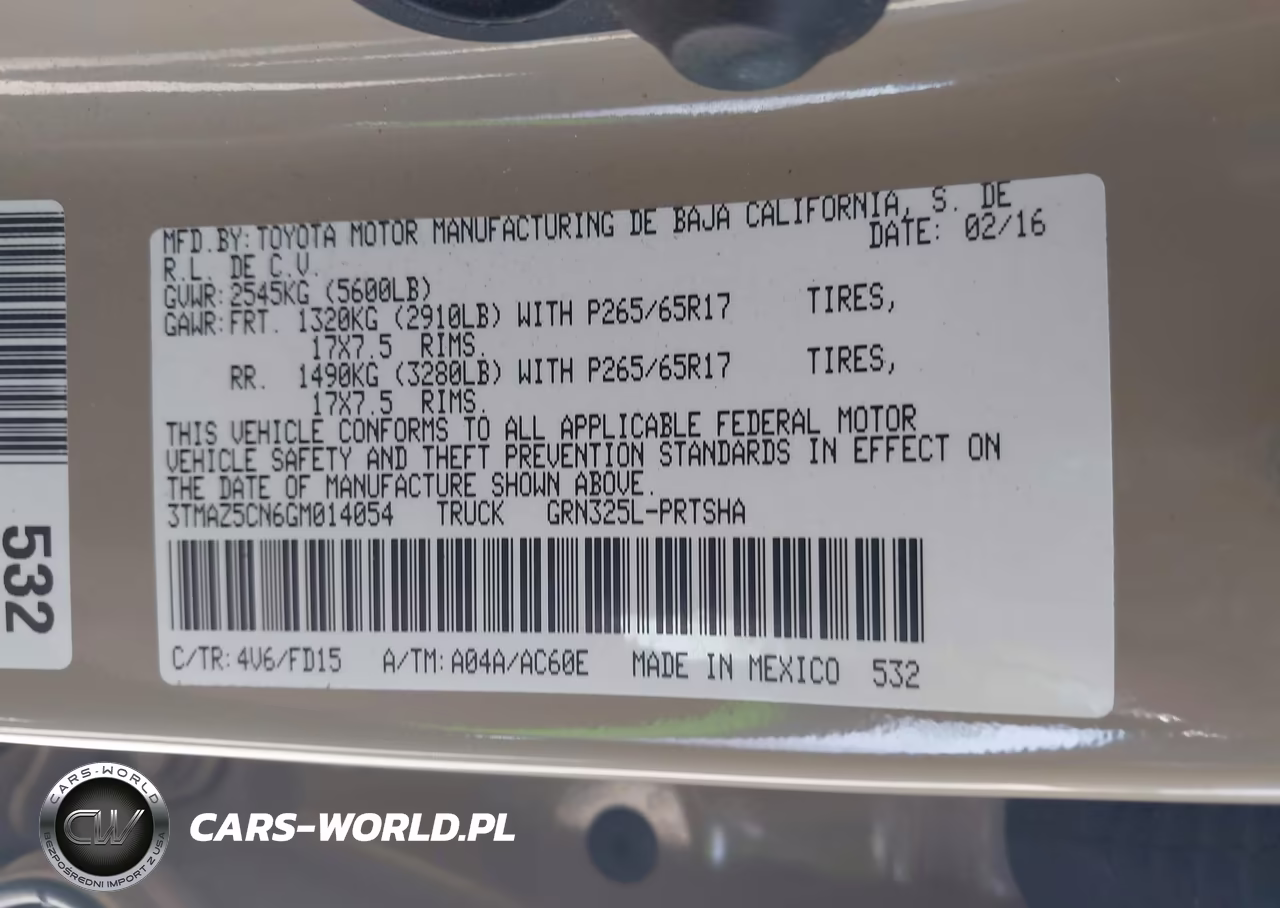 2016 Toyota Tacoma VIN:3TMAZ5CN6GM014054 - 9