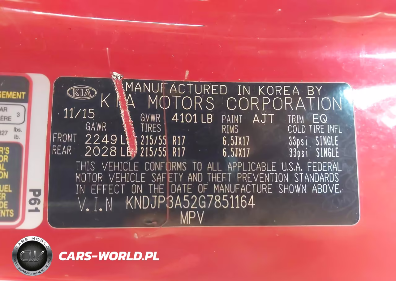 2016 Kia Soul + VIN:KNDJP3A52G7851164 - 9