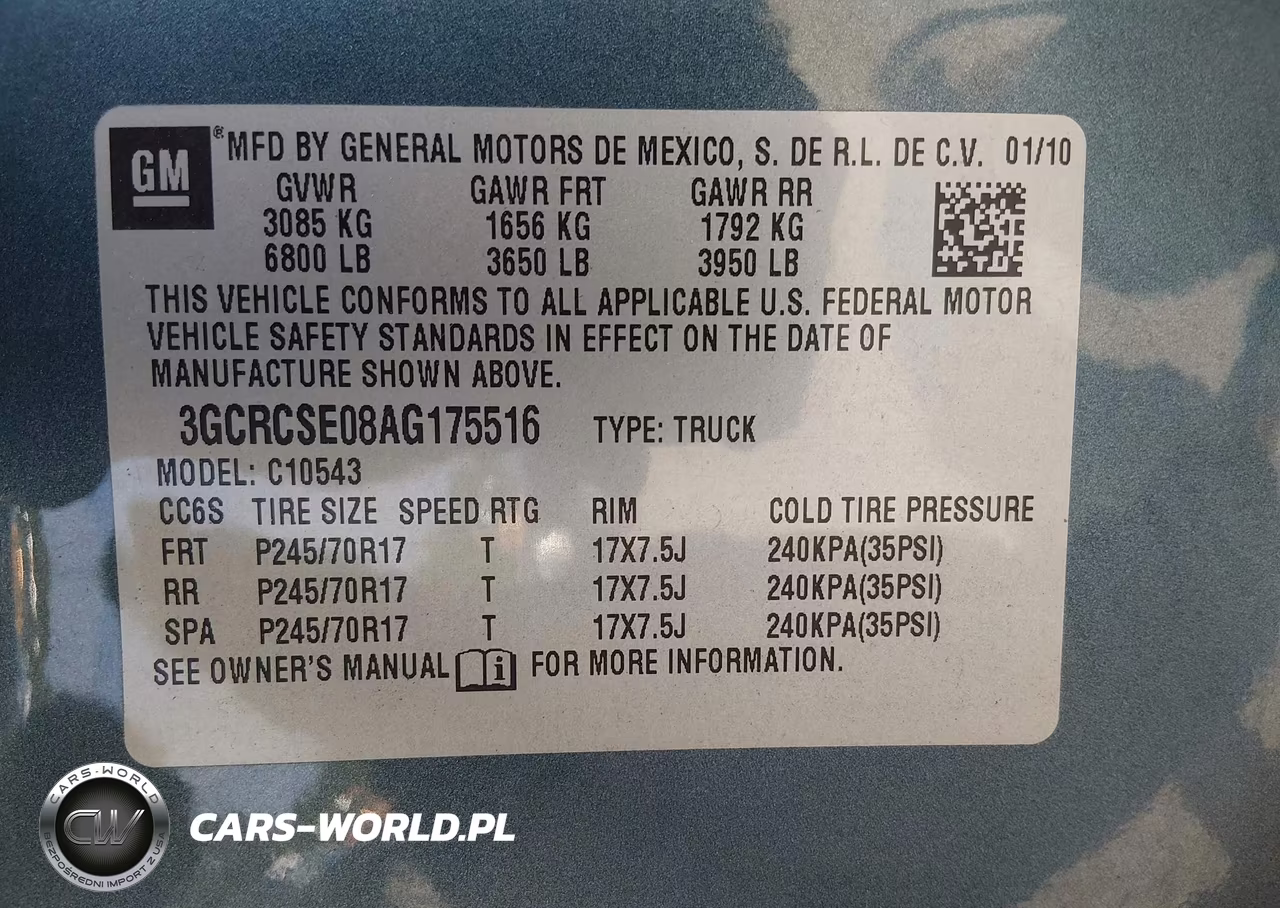 2010 Chevrolet Silverado 1500 Lt VIN:3GCRCSE08AG175516 - 9