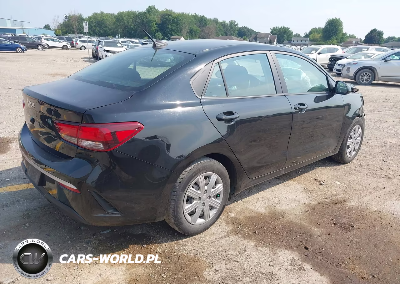 2023 Kia Rio Lx VIN:3KPA24AD7PE551129 - 4