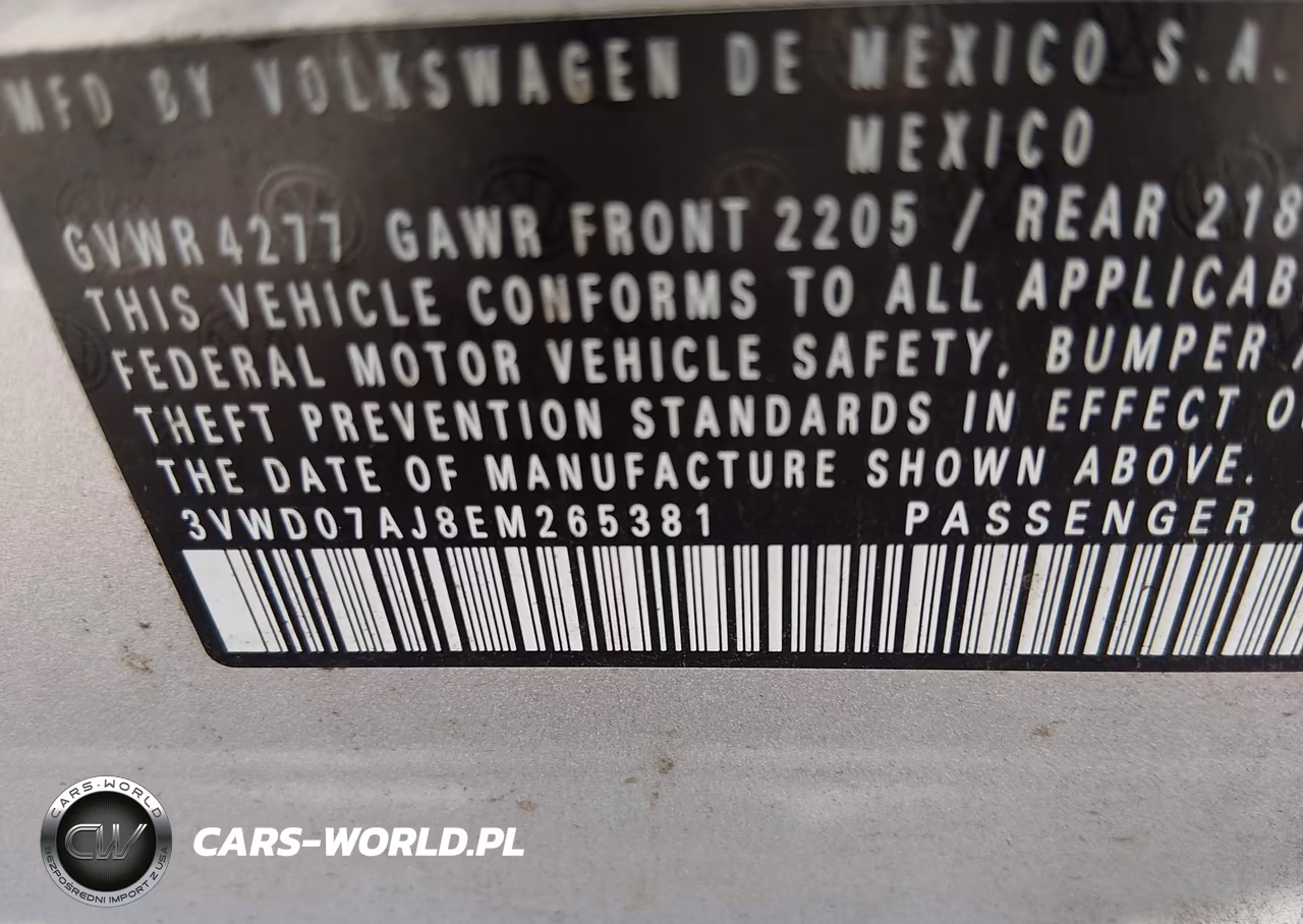 2014 Volkswagen Jetta 1.8T Se VIN:3VWD07AJ8EM265381 - 9