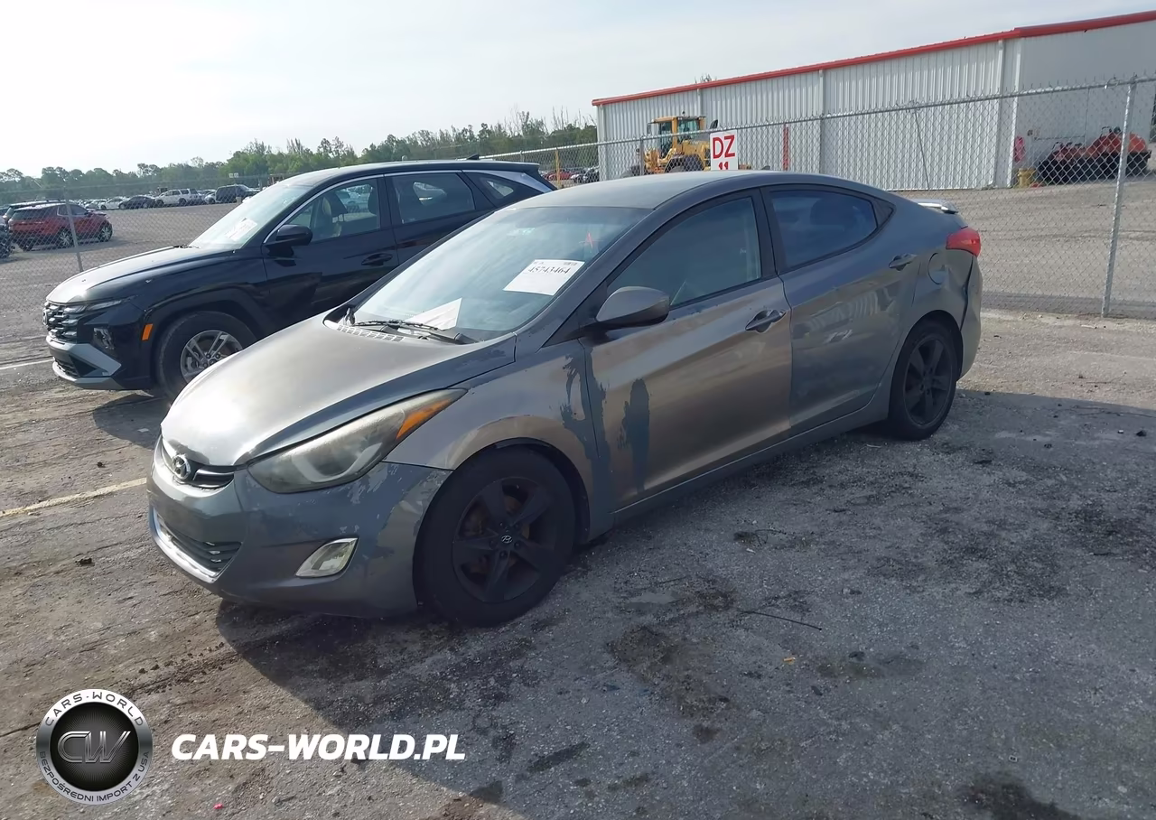 2013 Hyundai Elantra Gls VIN:5NPDH4AE2DH343896 - 2