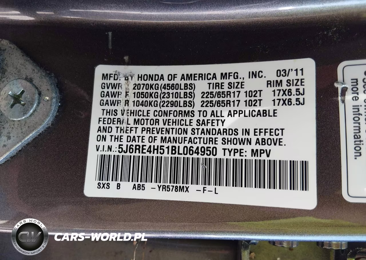 2011 Honda Cr-V Ex VIN:5J6RE4H51BL064950 - 9