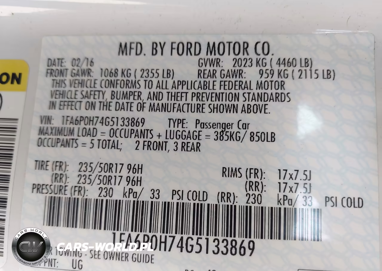 2016 Ford Fusion Se VIN:1FA6P0H74G5133869 - 9