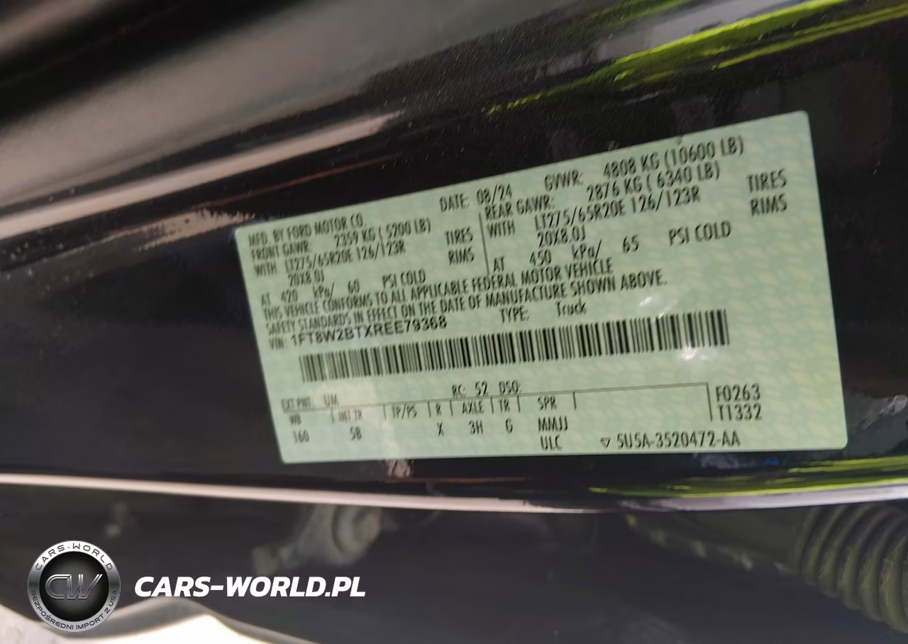 2024 Ford F-250 Lariat VIN:1FT8W2BTXREE79368 - 7
