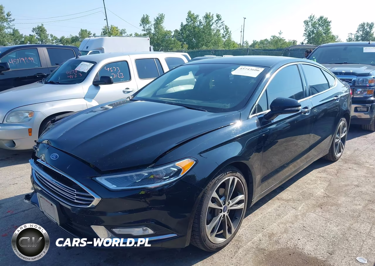 2017 Ford Fusion Titanium VIN:3FA6P0D96HR117176 - 2