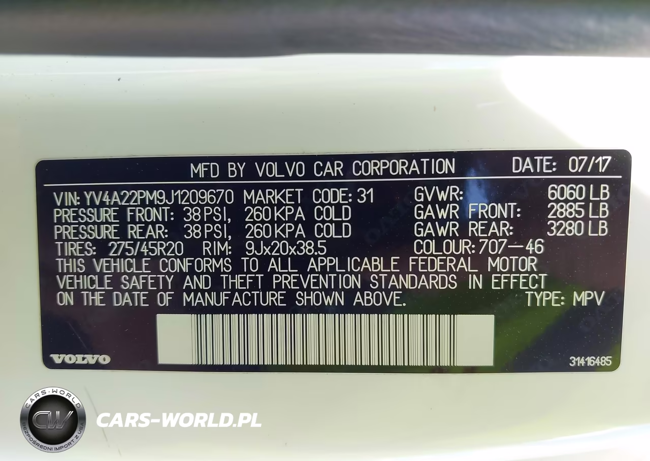 2018 Volvo Xc90 T6 R-Design VIN:YV4A22PM9J1209670 - 9