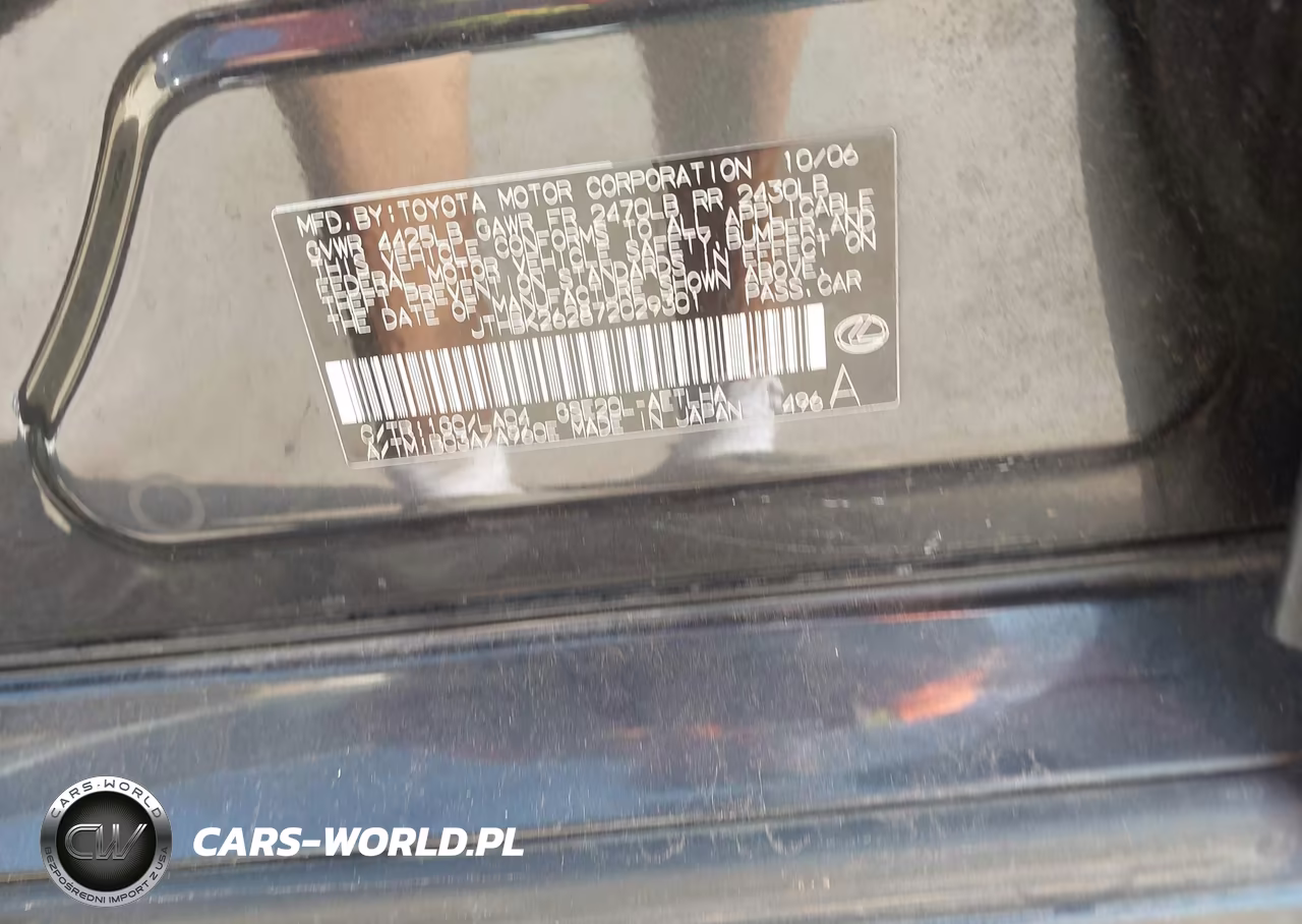 2007 Lexus Is 250 VIN:JTHBK262872029301 - 9