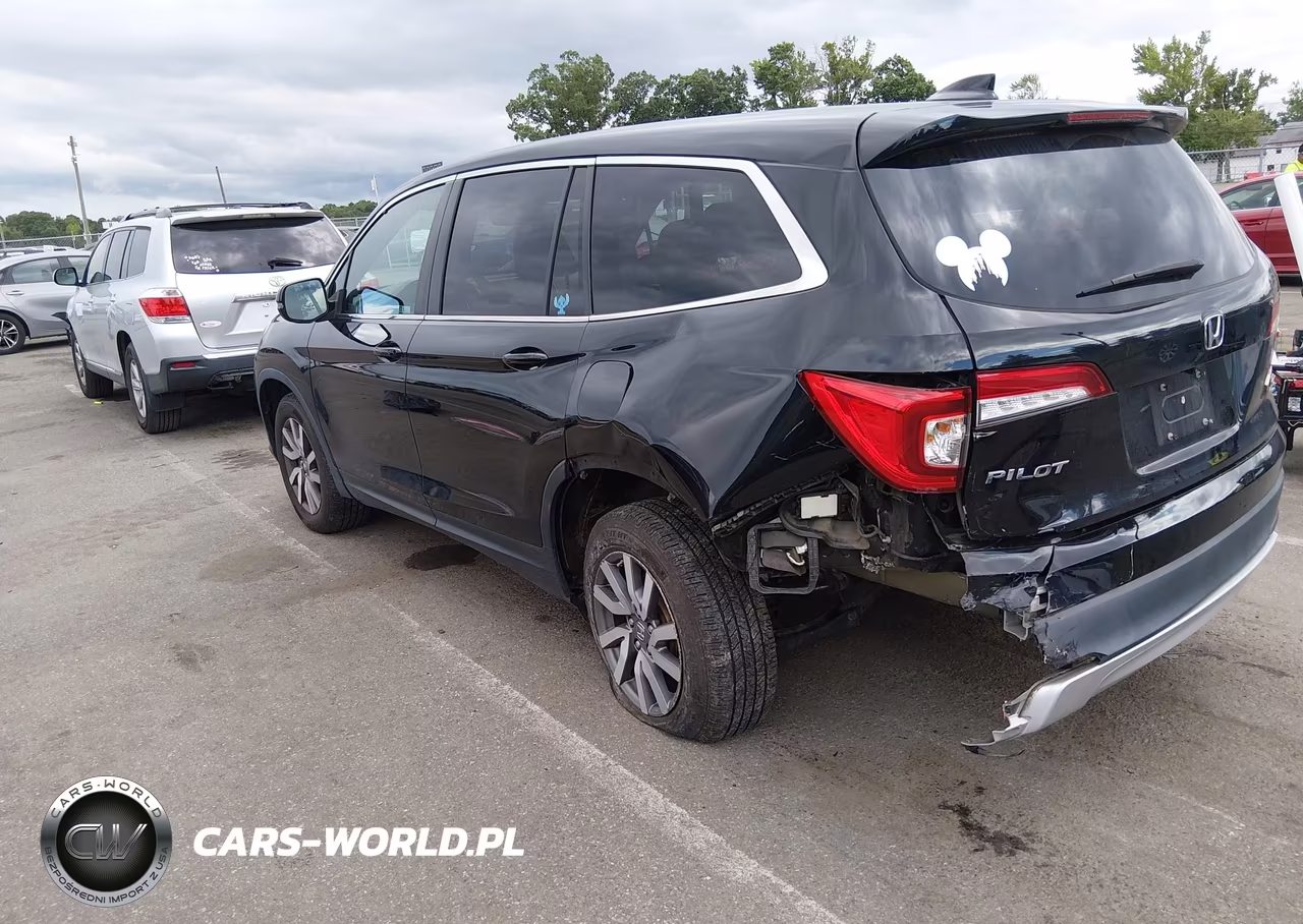 2022 Honda Pilot Awd Ex-L VIN:5FNYF6H53NB022409 - 3
