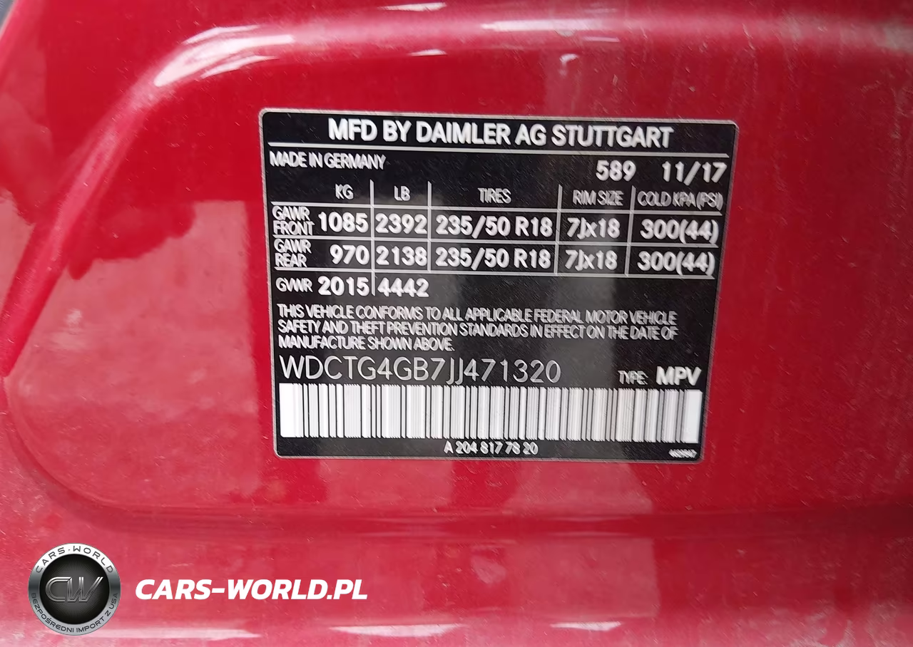 2018 Mercedes-Benz Gla 250 4Matic VIN:WDCTG4GB7JJ471320 - 9