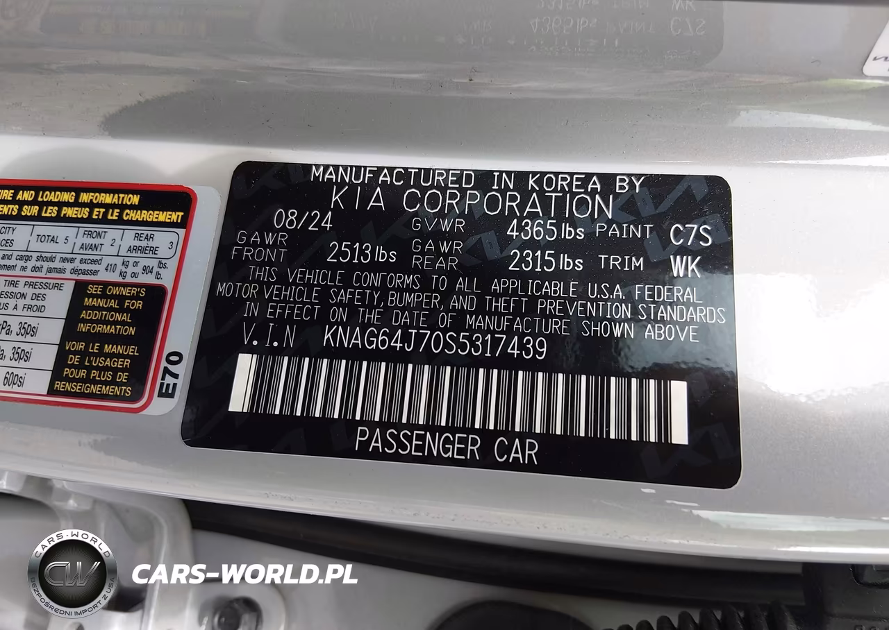 2025 Kia K5 Gt-Line VIN:KNAG64J70S5317439 - 9