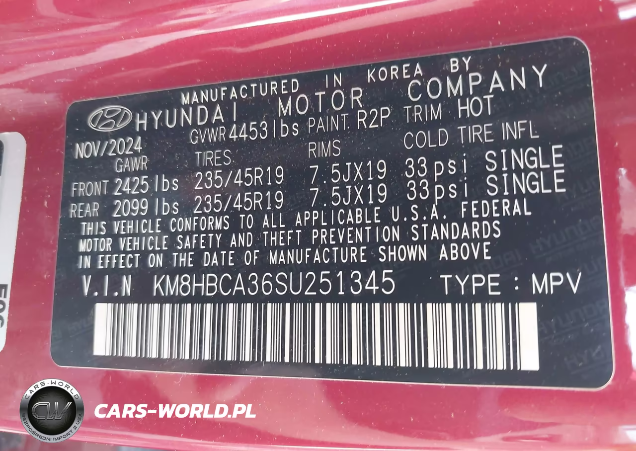 2025 Hyundai Kona N Line S VIN:KM8HBCA36SU251345 - 9