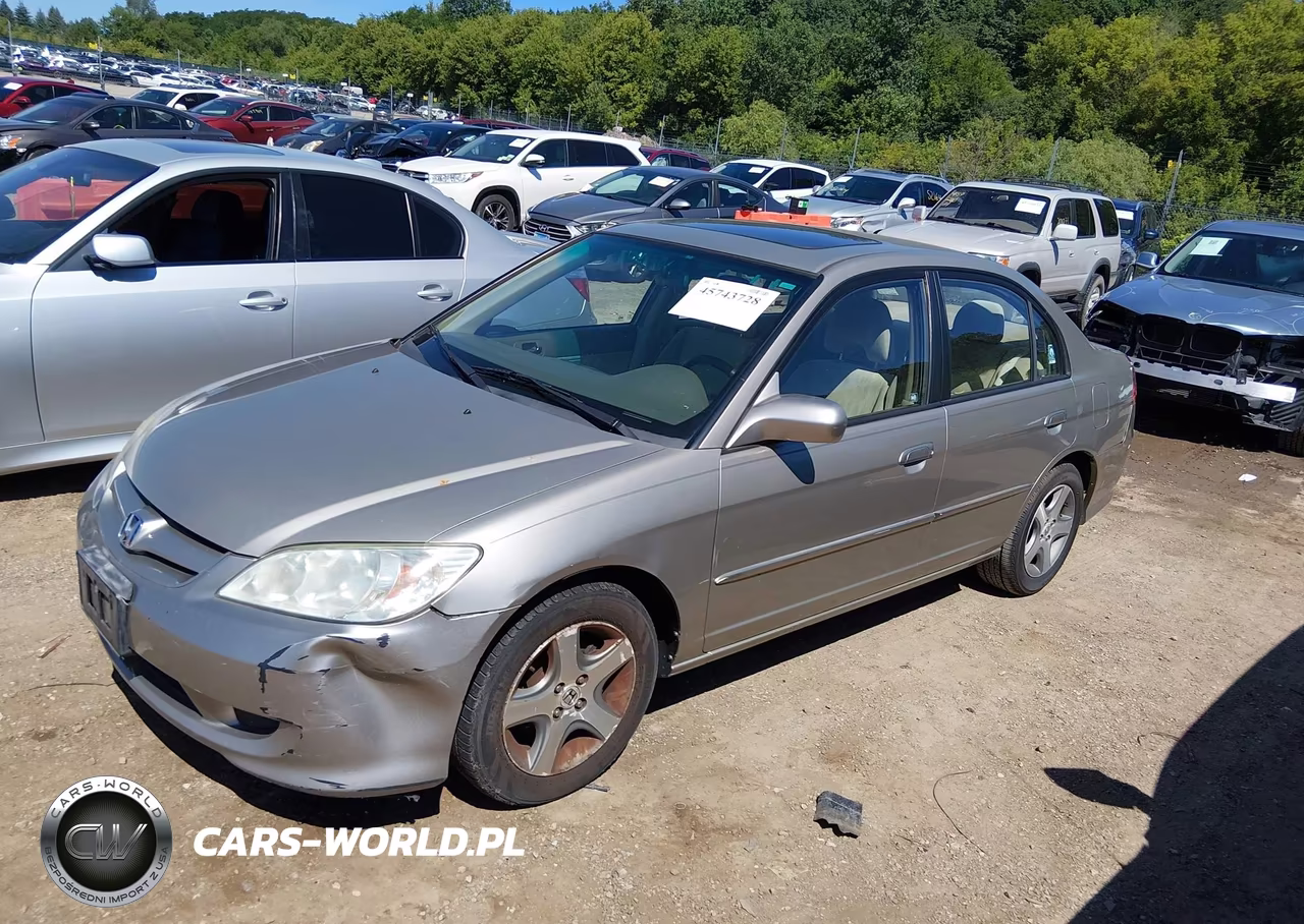 2004 Honda Civic Ex VIN:2HGES26844H609877 - 2