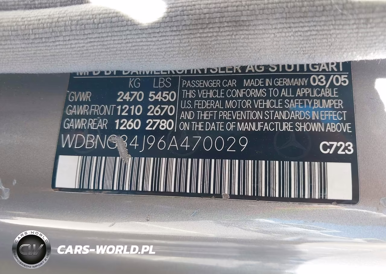 2006 Mercedes-Benz S 500 4Matic VIN:WDBNG84J96A470029 - 9