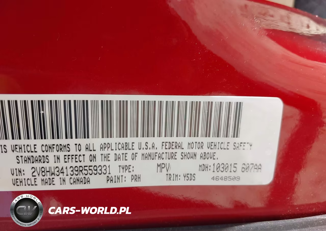 2009 Volkswagen Routan Se VIN:2V8HW34139R559331 - 9