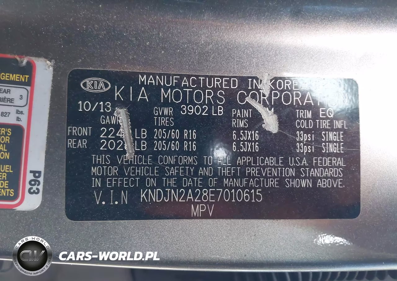 2014 Kia Soul VIN:KNDJN2A28E7010615 - 9