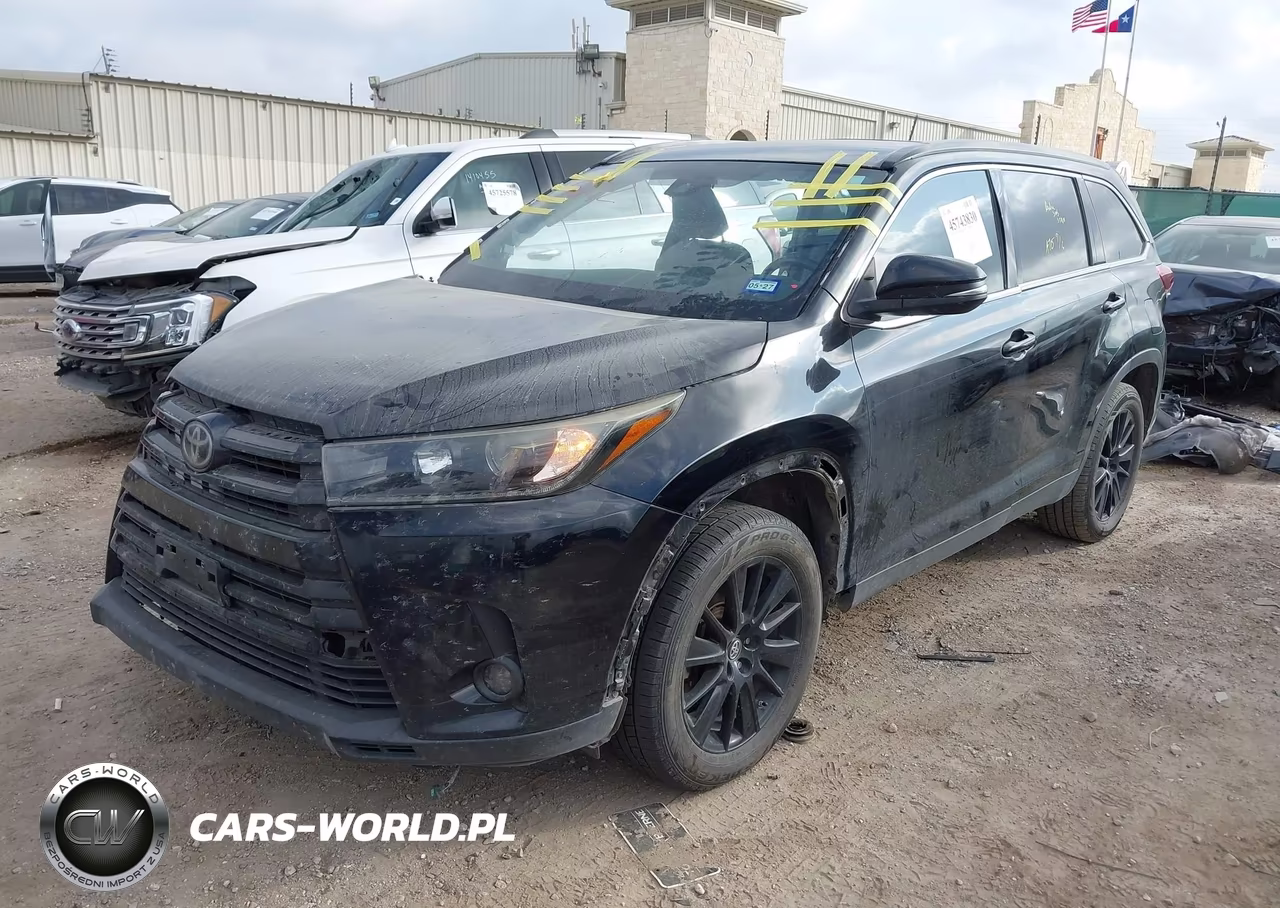 2019 Toyota Highlander Se VIN:5TDKZRFH2KS573420 - 2