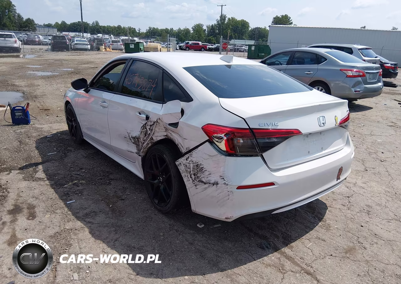 2022 Honda Civic Sport VIN:2HGFE2F51NH549561 - 3