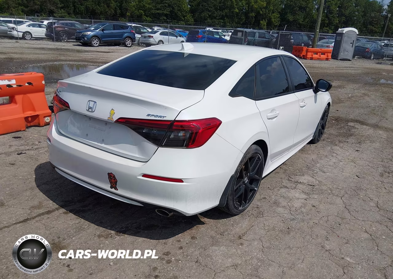 2022 Honda Civic Sport VIN:2HGFE2F51NH549561 - 4