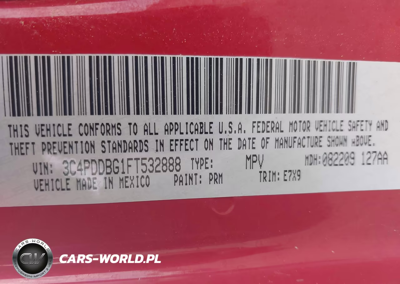 2015 Dodge Journey Sxt VIN:3C4PDDBG1FT532888 - 9