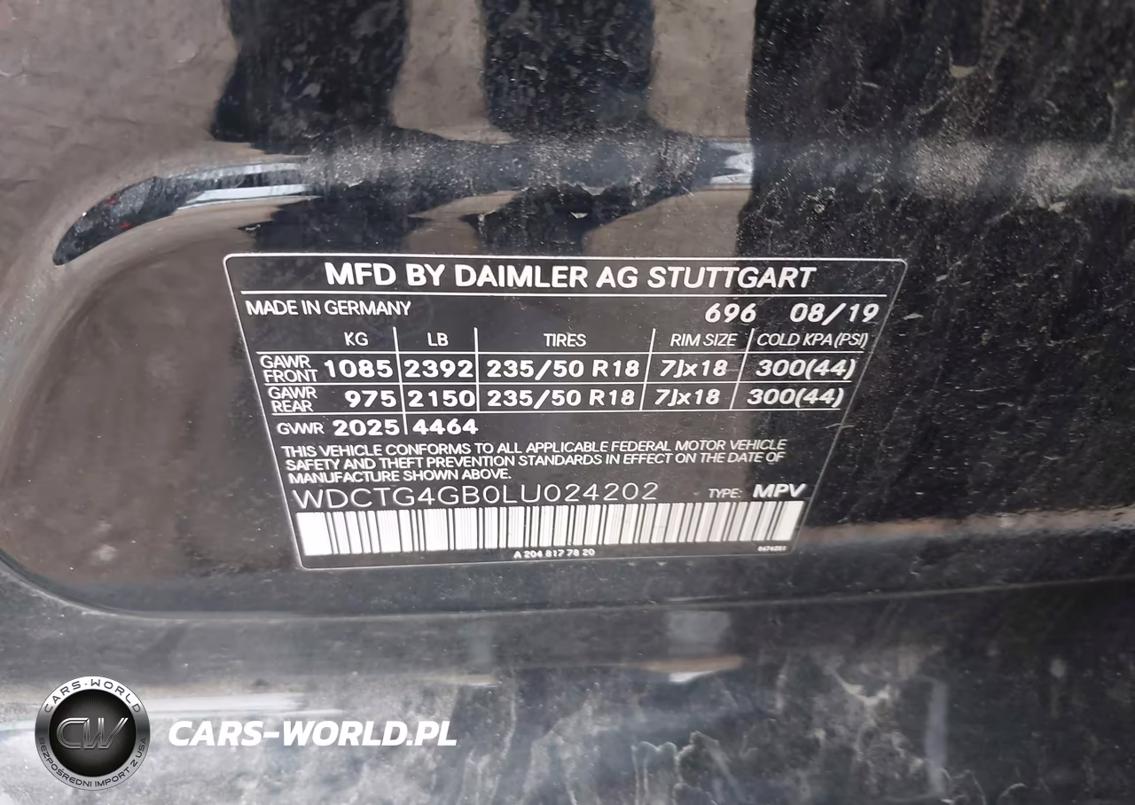 2020 Mercedes-Benz Gla 250 4Matic VIN:WDCTG4GB0LU024202 - 9