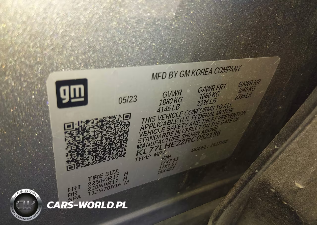2024 Chevrolet Trax Fwd Lt VIN:KL77LHE22RC052186 - 9
