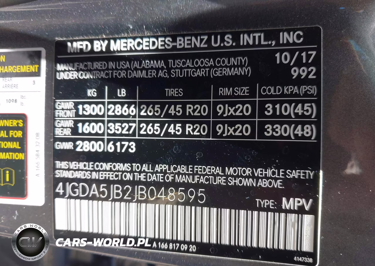 2018 Mercedes-Benz Gle 350 VIN:4JGDA5JB2JB048595 - 9
