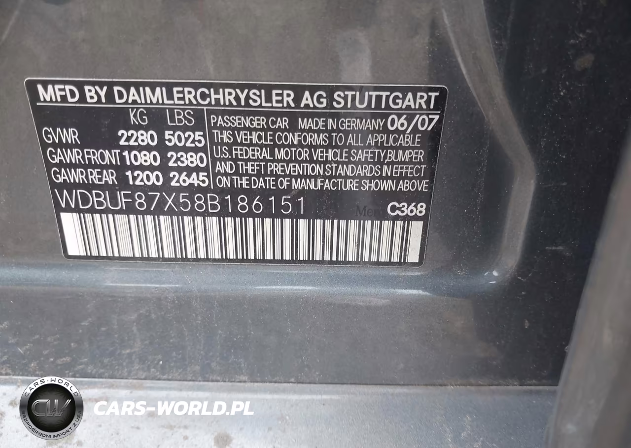 2008 Mercedes-Benz E 350 4Matic VIN:WDBUF87X58B186151 - 9