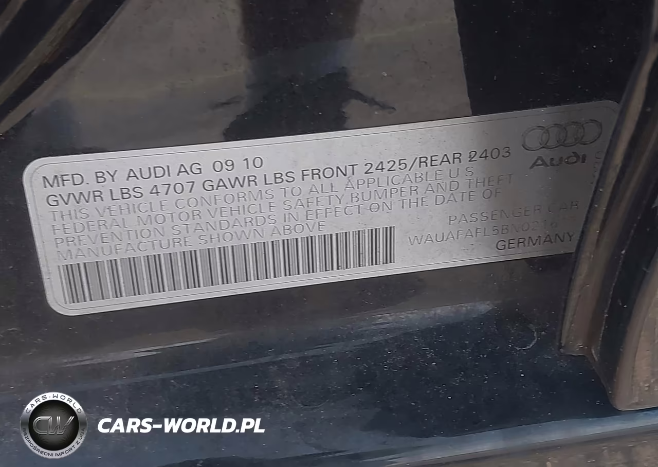 2011 Audi A4 2.0T Premium VIN:WAUAFAFL5BN021617 - 9