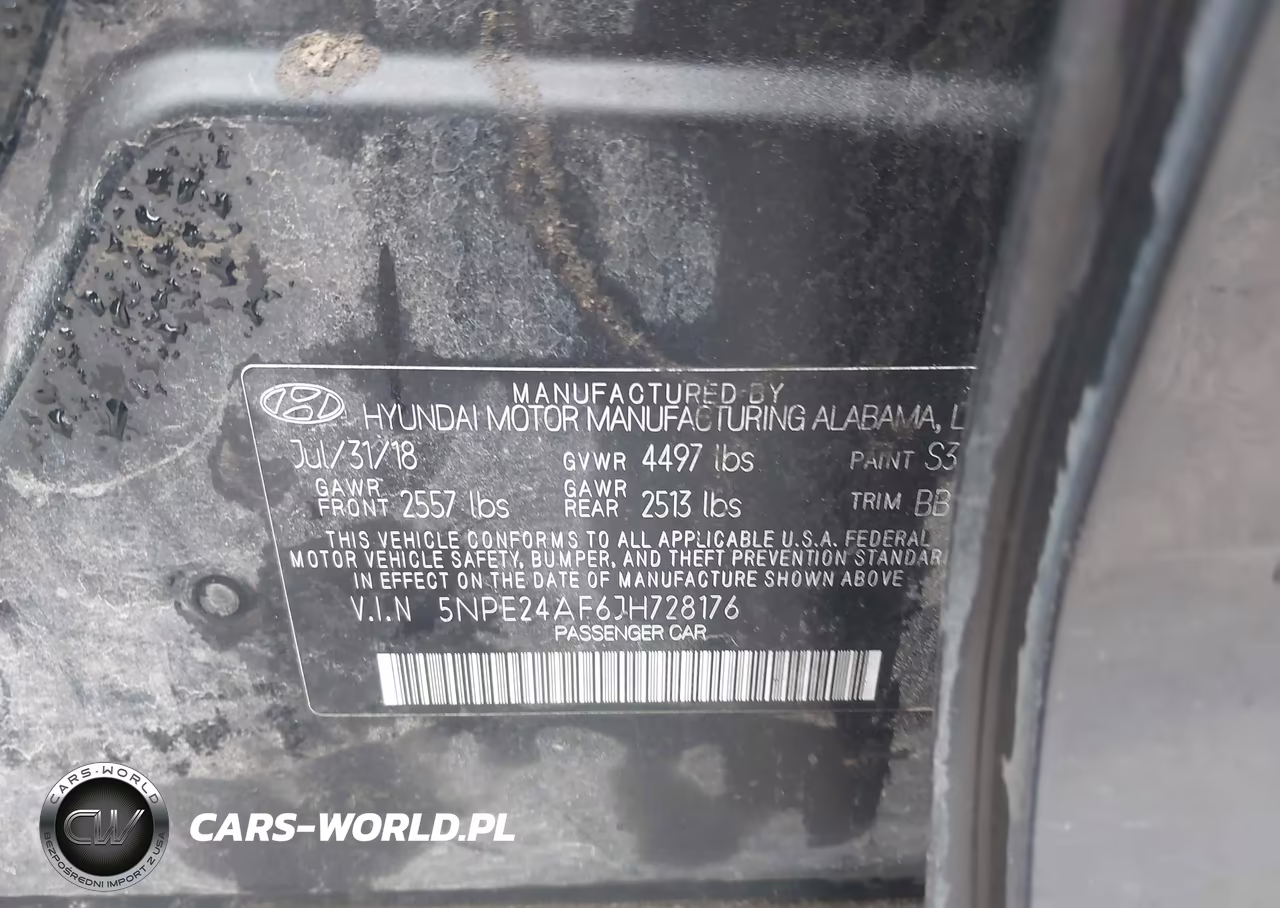2018 Hyundai Sonata Se VIN:5NPE24AF6JH728176 - 9