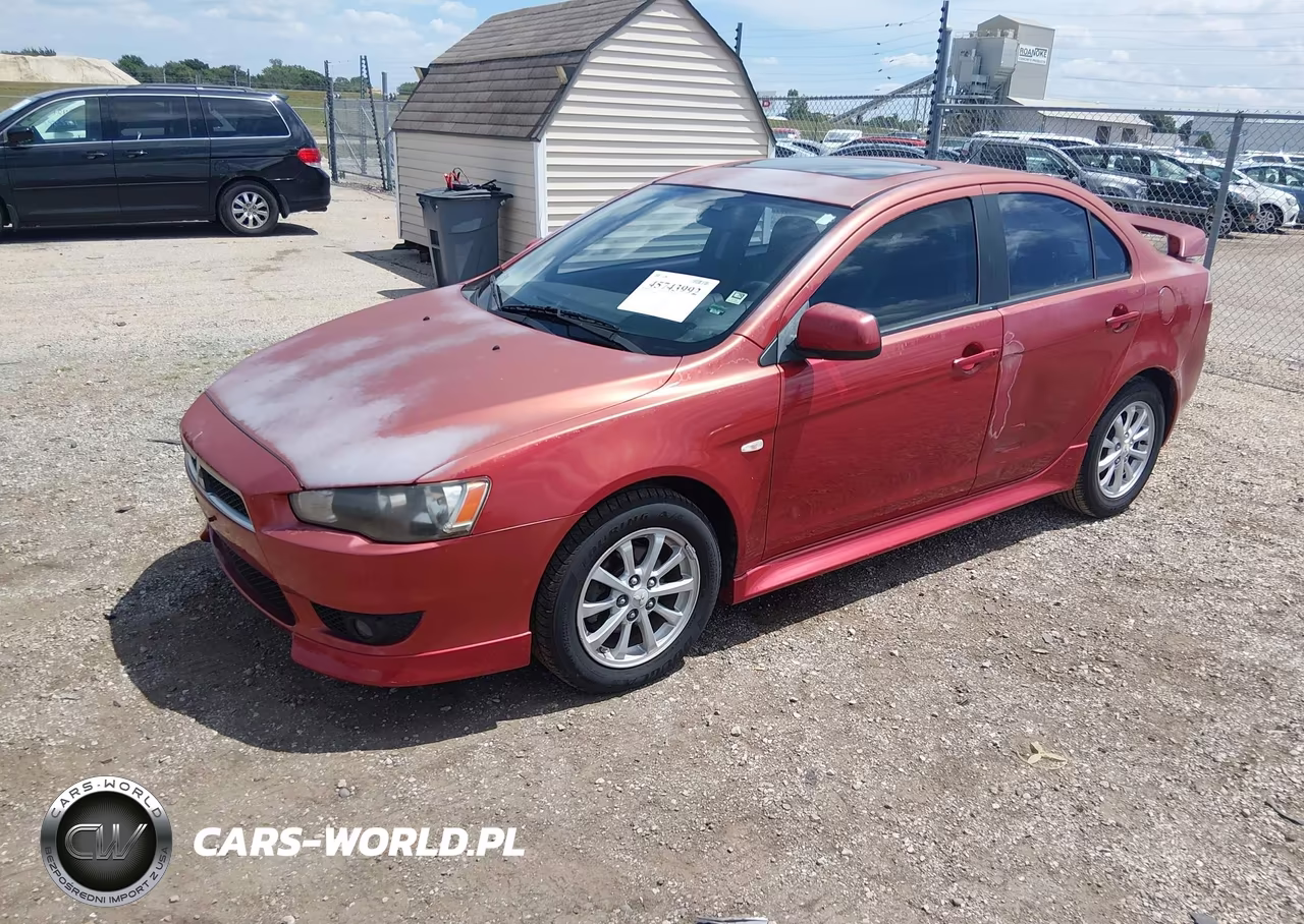 2010 Mitsubishi Lancer Es VIN:JA32U2FU3AU020092 - 2