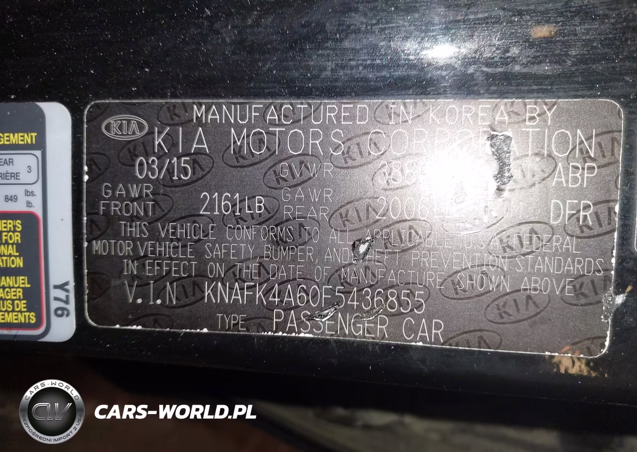 2015 Kia Forte Lx VIN:KNAFK4A60F5436855 - 9