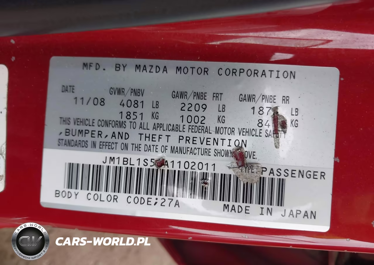 2010 Mazda Mazda3 S Sport VIN:JM1BL1S56A1102011 - 9
